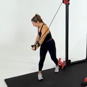 Cable Wood Chop Demonstration