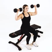 Dumbbell Seated One-Arm Shoulder Press Demonstration