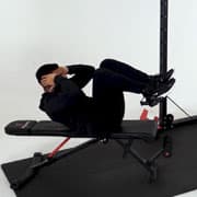 Cable Reverse Crunch Demonstration