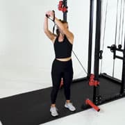 Cable Upward Chop Demonstration