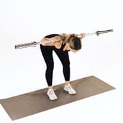 Barbell Good Morning Demonstration