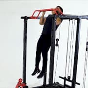 Chin-Up with Knee Raise Demonstration