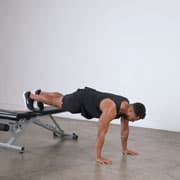 Elevated Push-Up Demonstration
