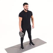 Weight Plate Hand Squeeze Demonstration