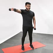Dumbbell Alternating Deltoid Raise Demonstration