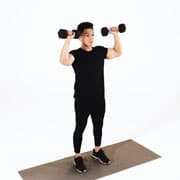 Dumbbell Shoulder Press Demonstration