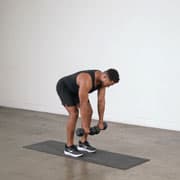 Dumbbell Bent-Over Row Demonstration
