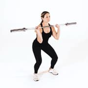 Barbell Hang Clean Below the Knees Demonstration