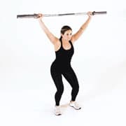 Barbell Hang Snatch Demonstration