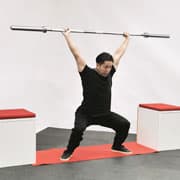 Barbell Snatch from Blocks Demonstration