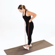 Standing Hamstring and Calf Stretch Demonstration