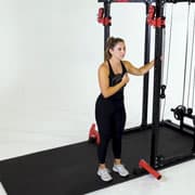 Weight Plate Sissy Squat Demonstration