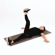 Alternating Floor Leg Raise Demonstration