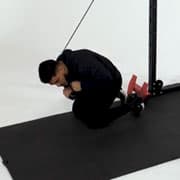 Cable Rotational Crunch (Kneeling) Demonstration