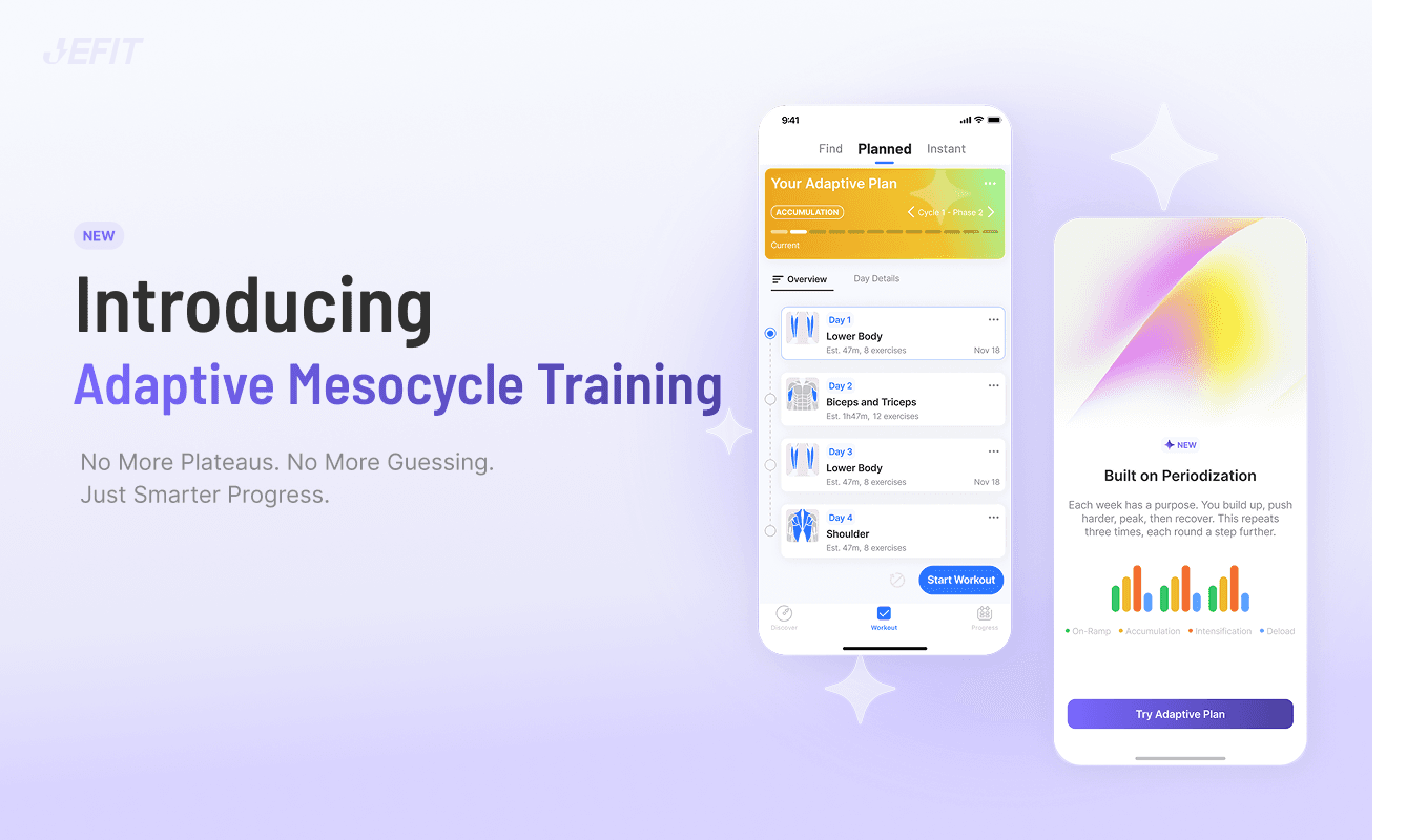 Adaptive Mesocycle Training: JEFIT's Smarter Way to Progress