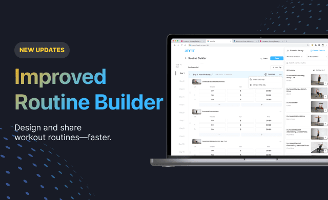 Introducing New Routine Builder: Workout Planning, Simplified.