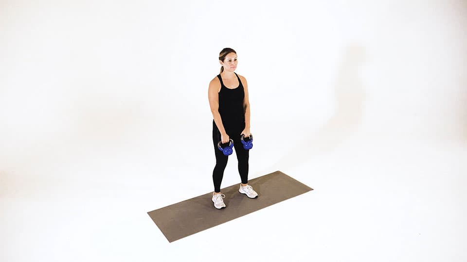 Kettlebell Alternating Hang Clean Demonstration