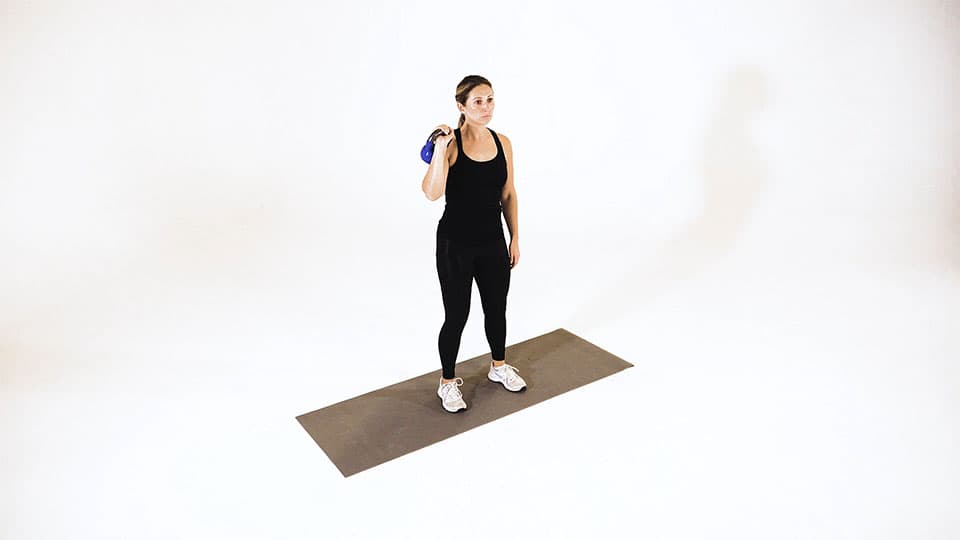 Kettlebell One-Arm Jerk Demonstration