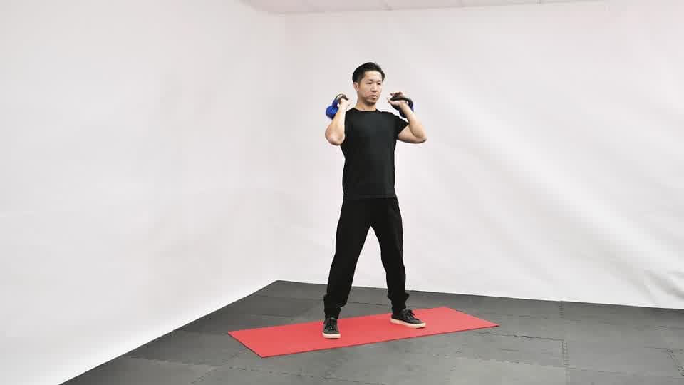 Kettlebell Jerk Demonstration
