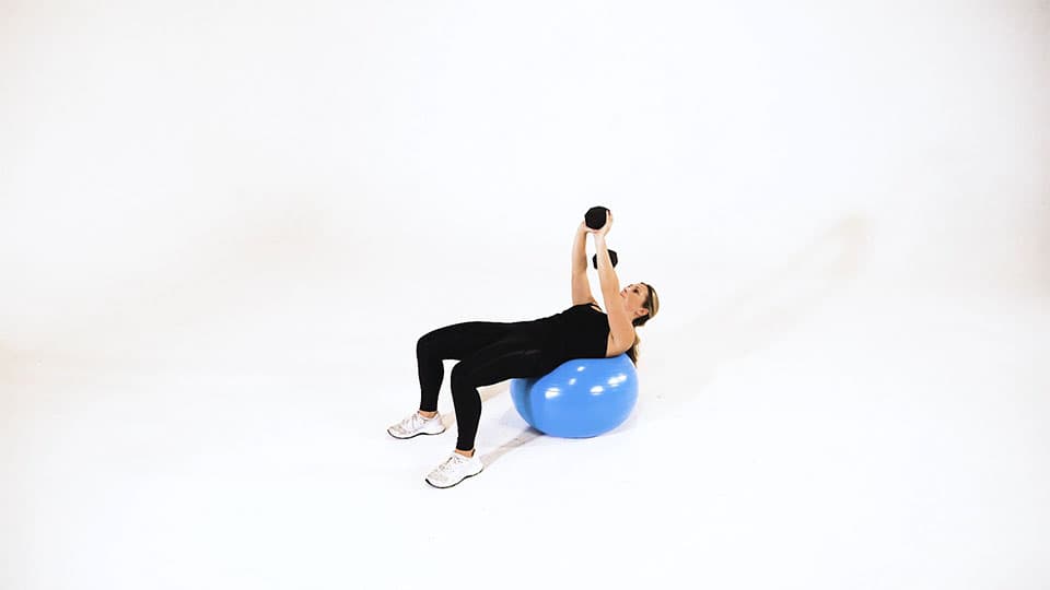 Dumbbell Pullover (Stability Ball) Demonstration