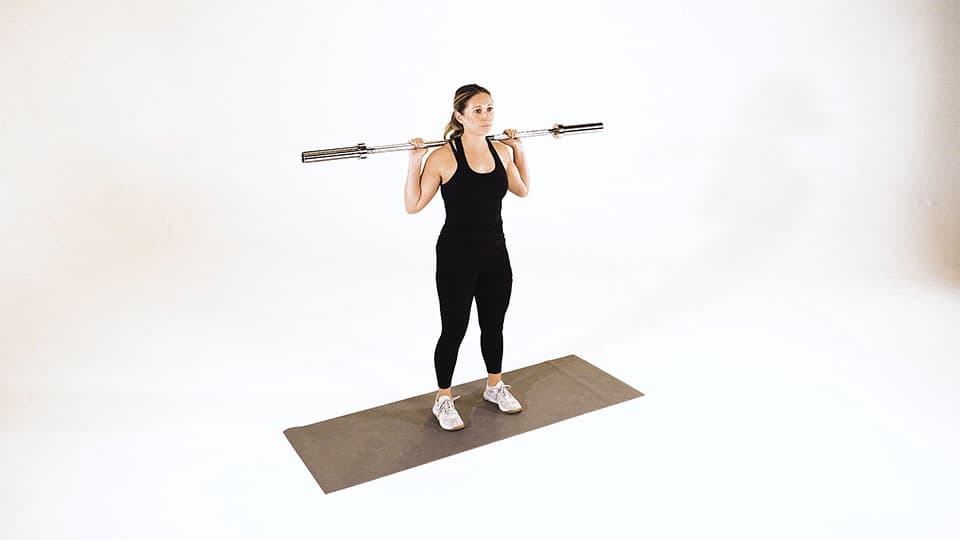 Barbell Good Morning Demonstration