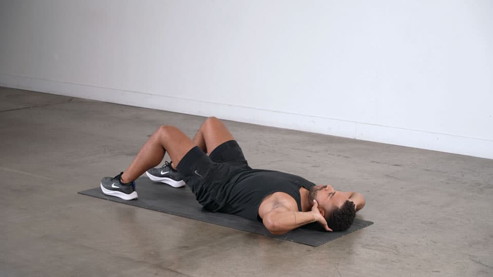Cross Body Crunch Demonstration