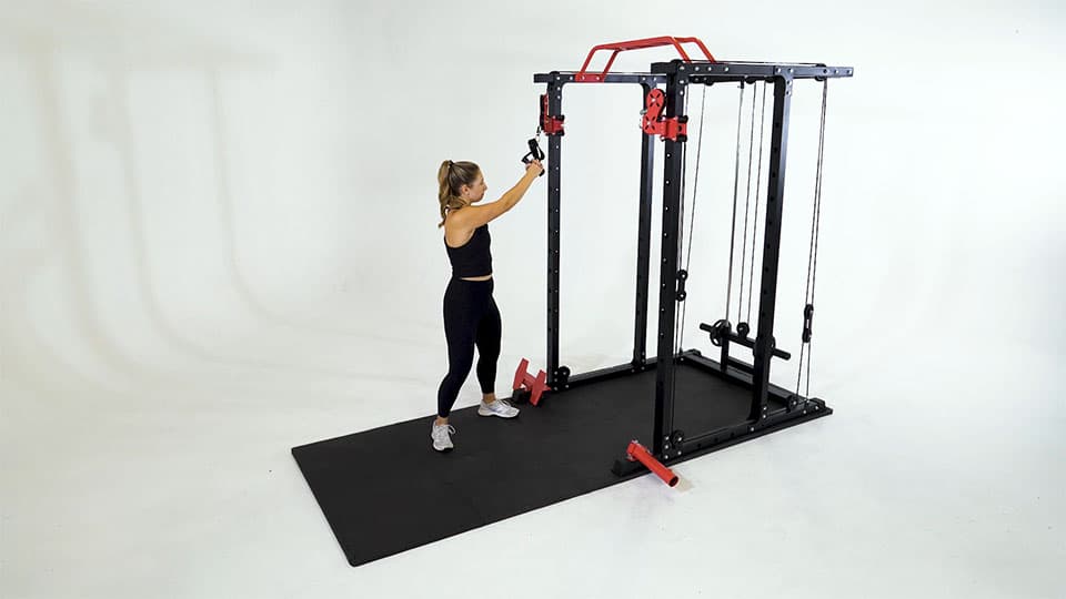 Cable Wood Chop Demonstration