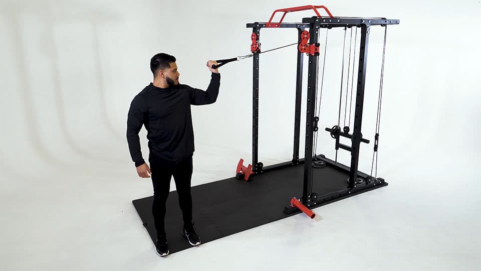 Cable One-Arm Side Bend Demonstration