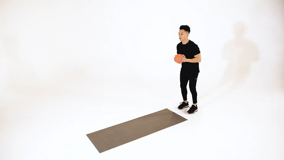 Medicine Ball Chest Push to Run Demonstration
