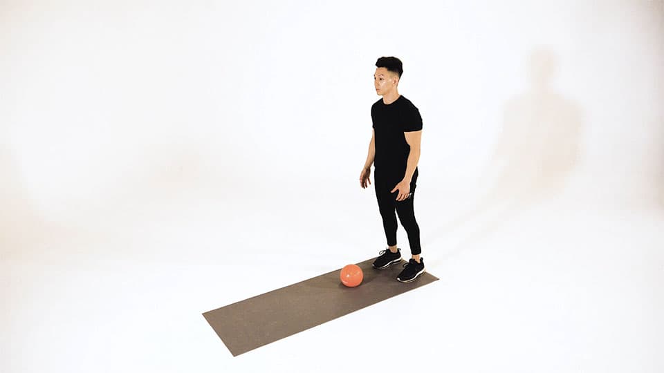 Medicine Ball Chest Push from Stance Demonstration