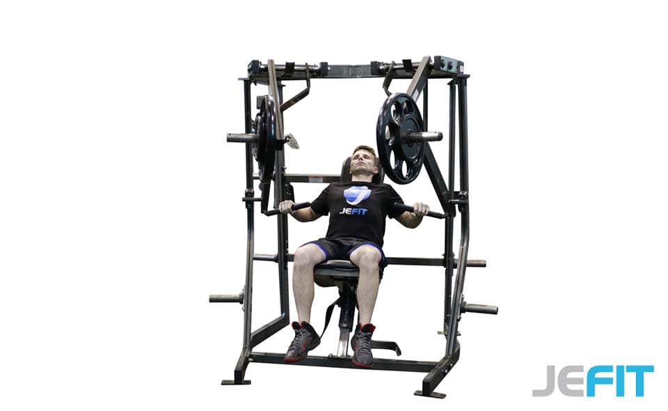 Leverage Decline Chest Press Demonstration