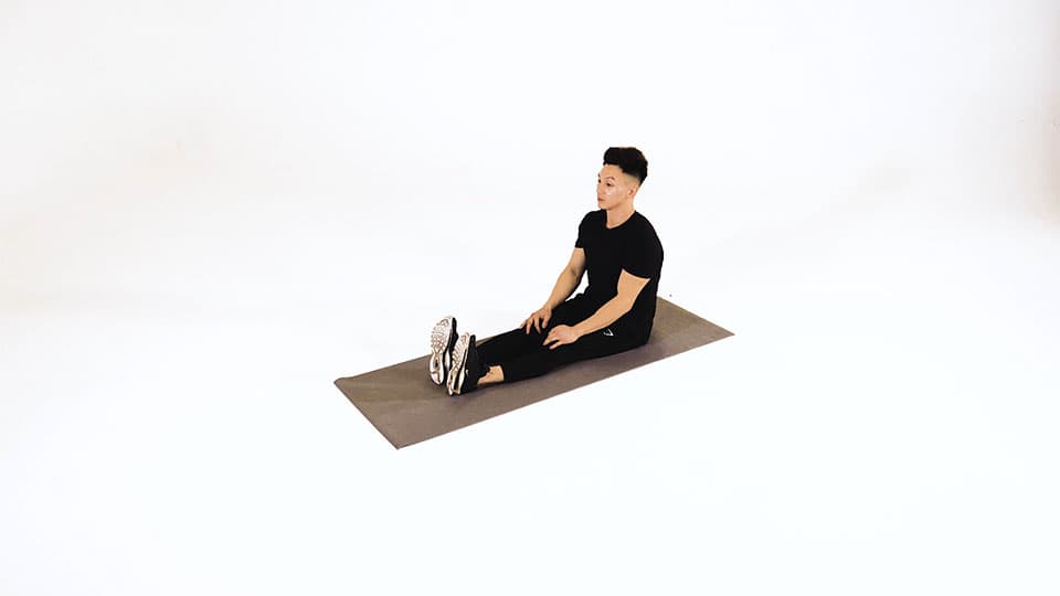 Seated Hamstring Stretch Demonstration
