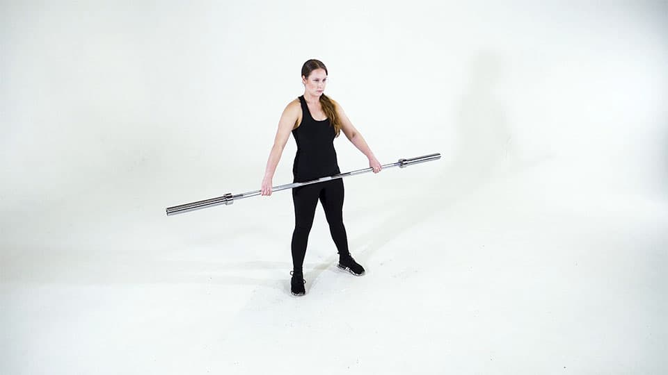 Barbell Snatch Deadlift Demonstration