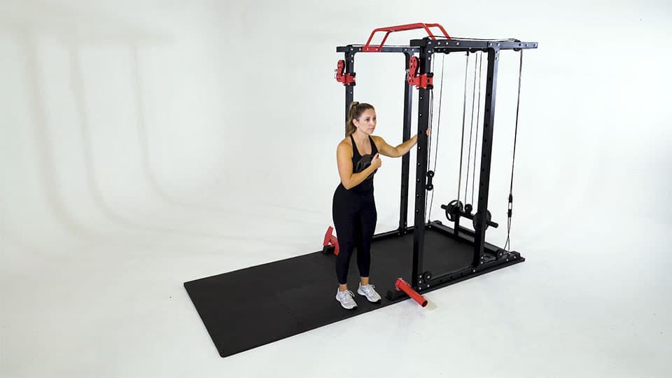 Weight Plate Sissy Squat Demonstration