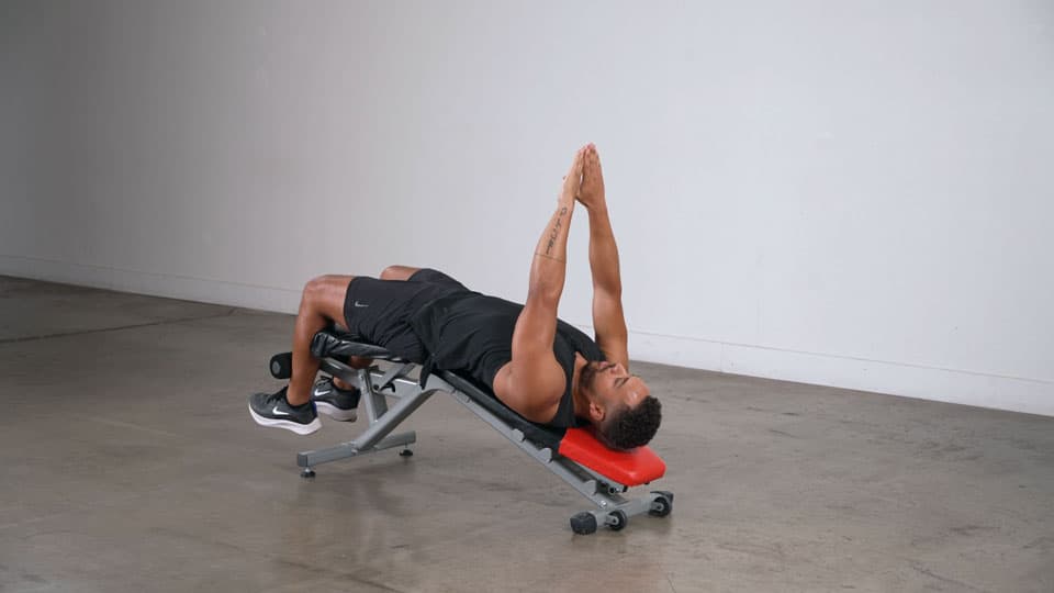 Decline Bench Ab Reach Demonstration