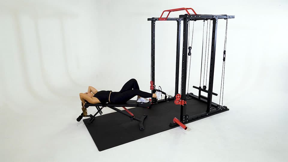 Cable Single-Leg Knee Raise Demonstration