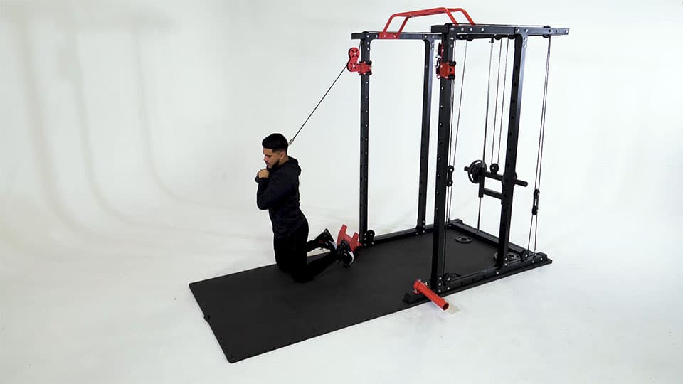 Cable Rotational Crunch (Kneeling) Demonstration