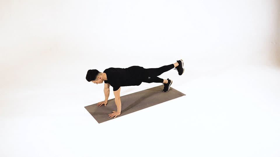 Single-Leg Push-Up Demonstration