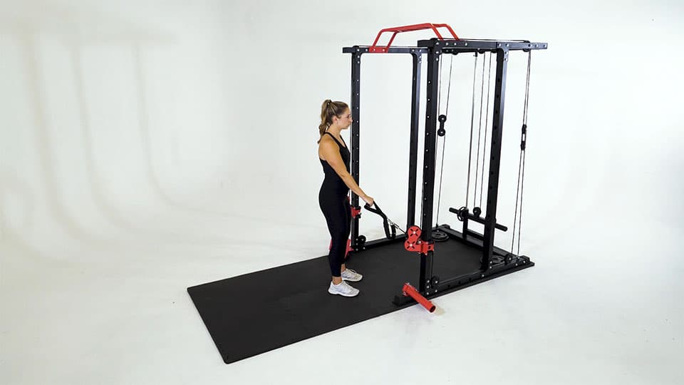 Cable One-Arm Reverse Curl Demonstration