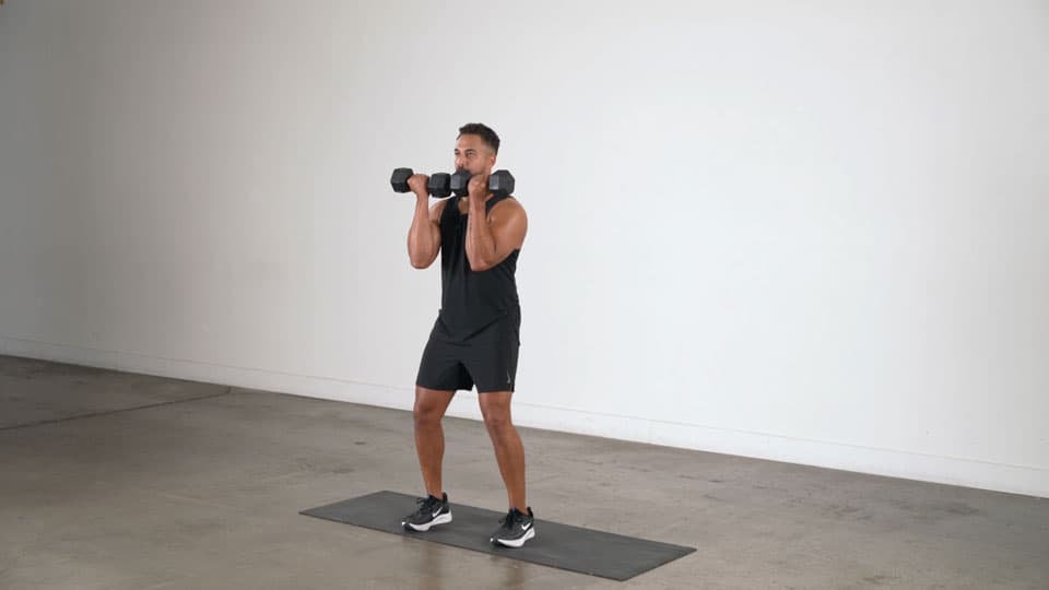 Dumbbell Alternating Arnold Press Demonstration