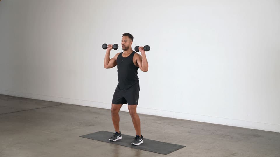 Dumbbell Alternating Press Demonstration