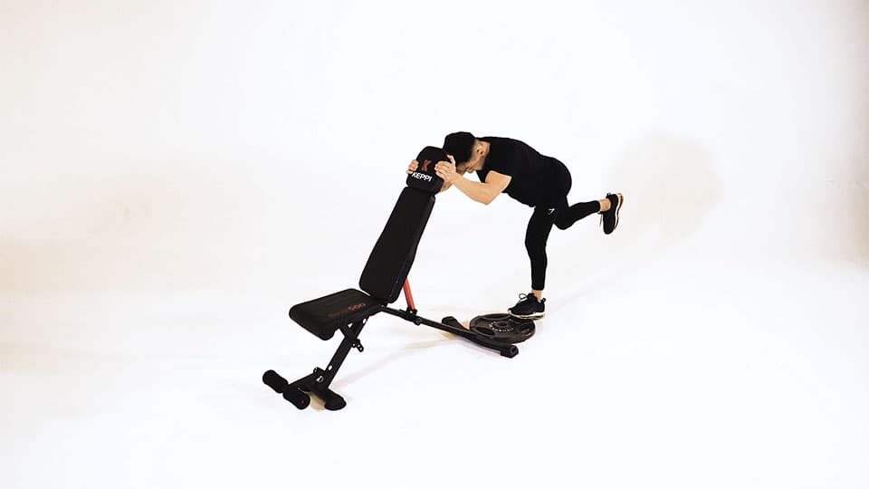 Single-Leg Donkey Calf Raise Demonstration