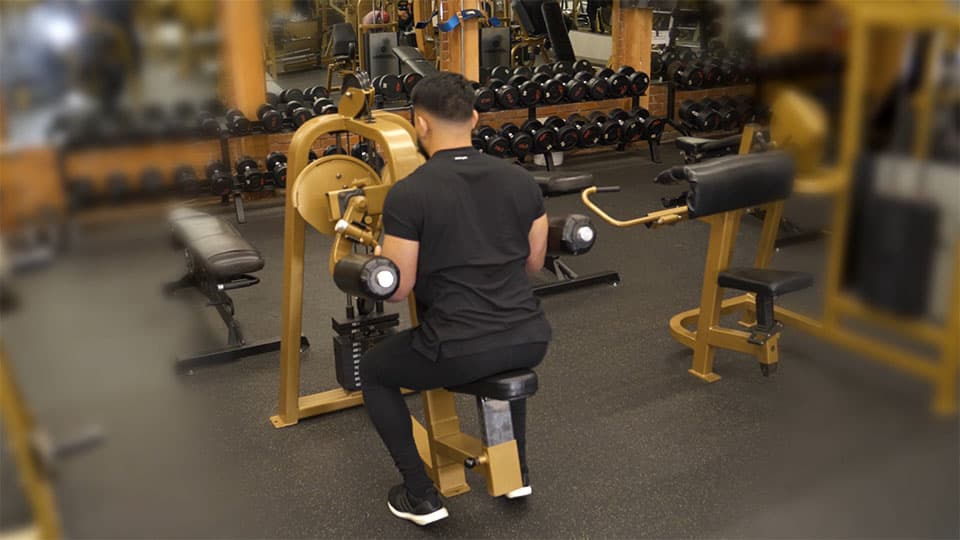 Machine Deltoid Raise Demonstration
