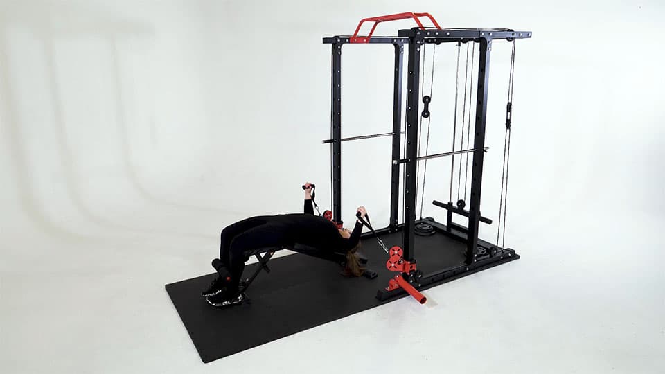 Cable Decline Chest Fly Demonstration
