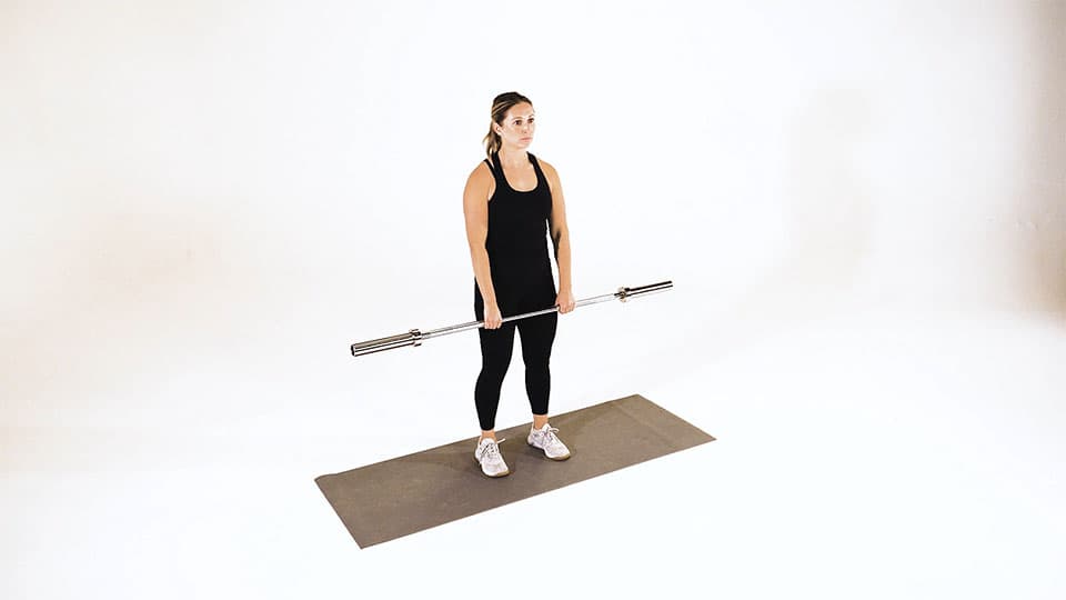 Barbell Upright Row Demonstration