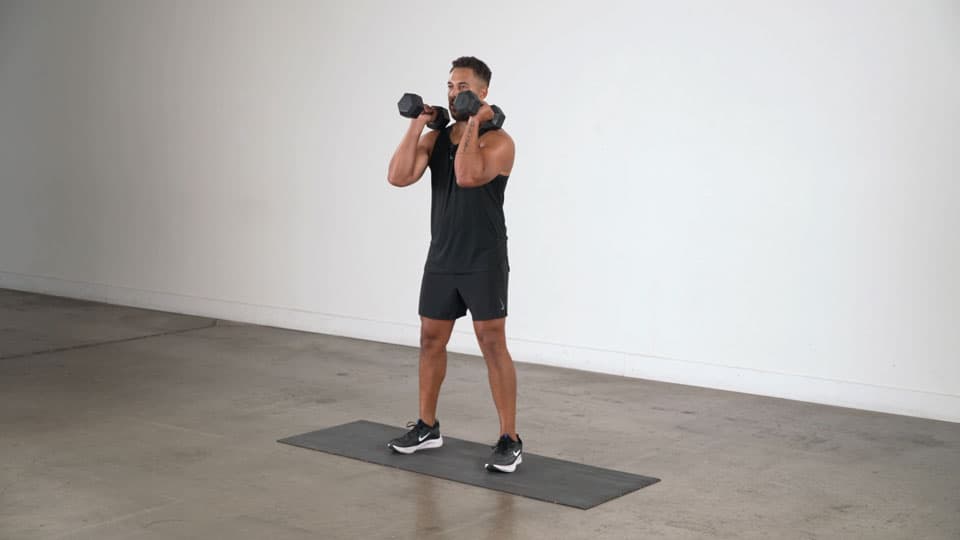 Dumbbell Squat Demonstration