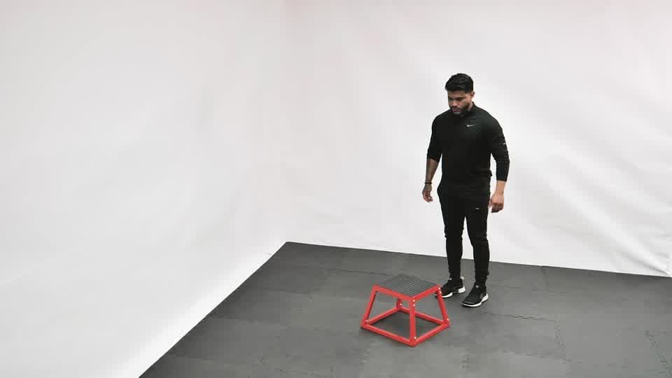 Plyo Box Step-Ups Demonstration