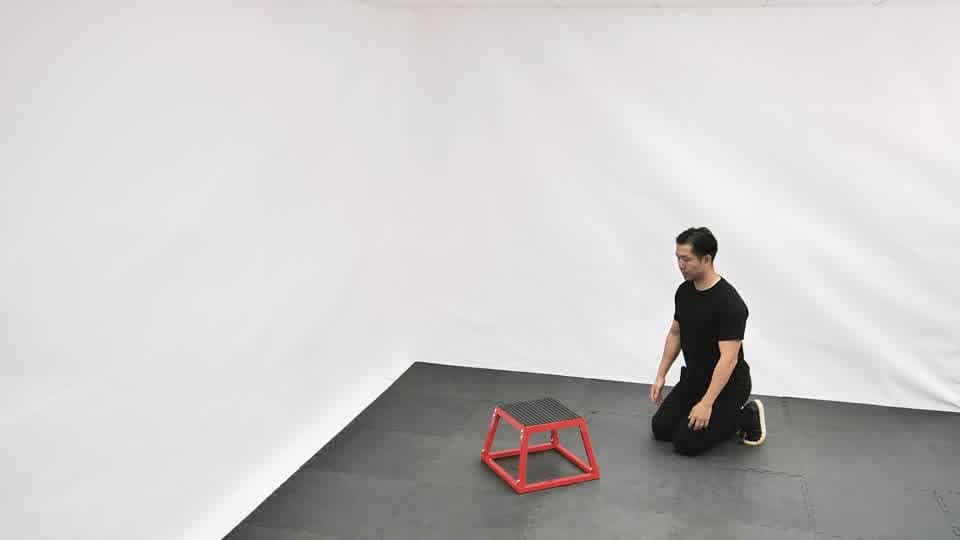 Kneeling Jump to Box Jump Demonstration