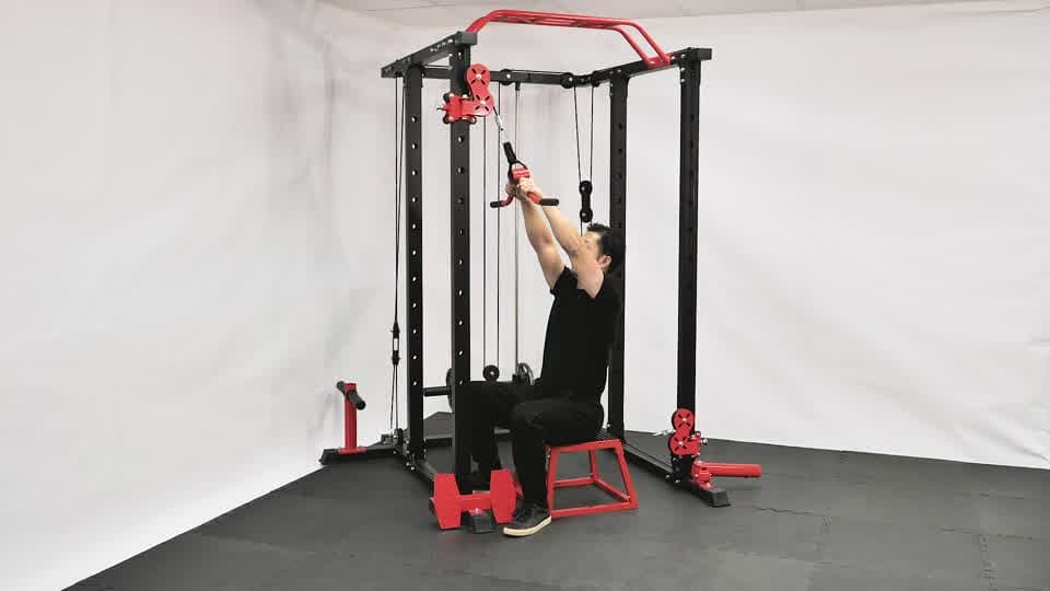 Cable V Bar Pulldown Demonstration