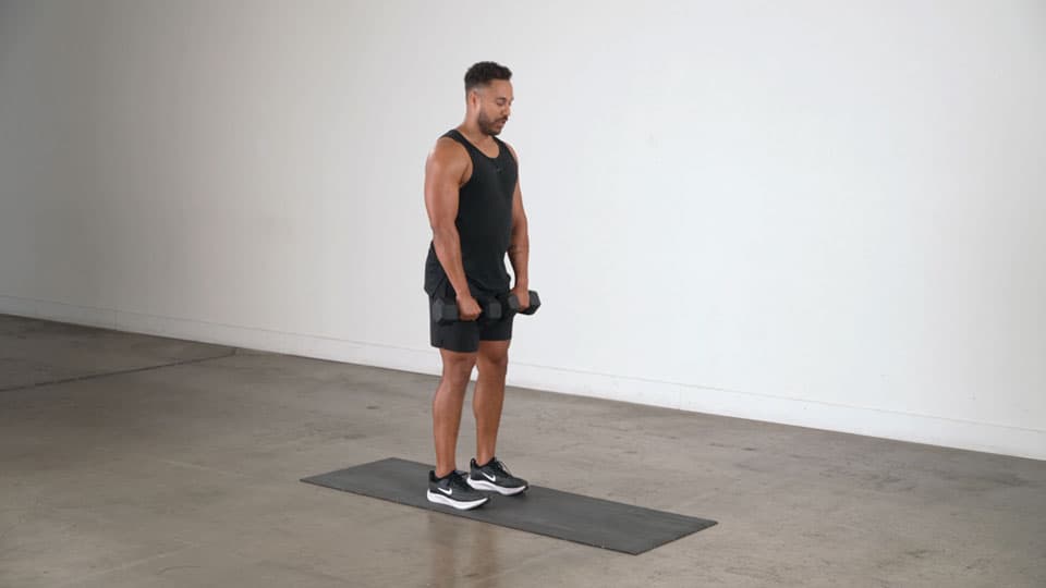Dumbbell Deadlift Demonstration